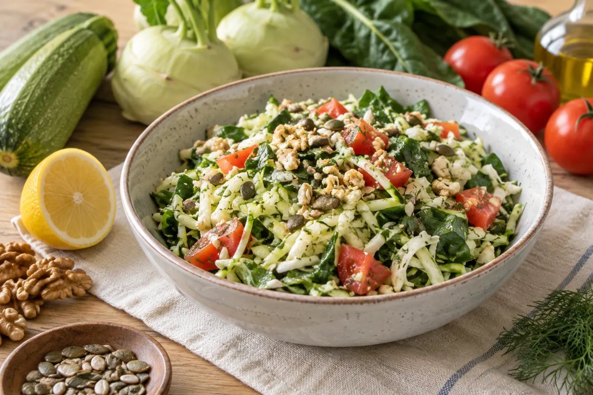 Ilustracija: LJETNA OSVJEŽAVAJUĆA SALATA